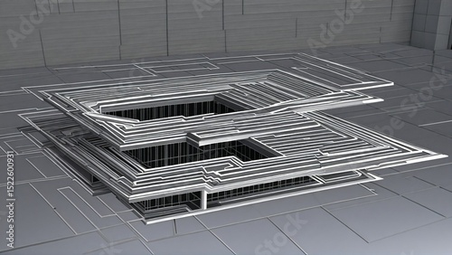 metal construction site