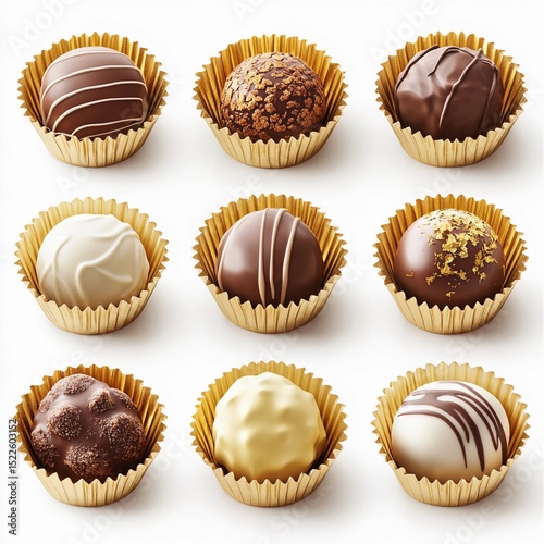 Assortment of Luxury Chocolate Truffles
