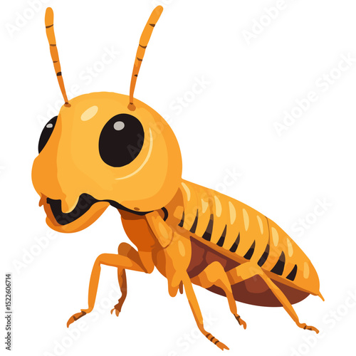 termite, insect, animal, vector, transparent background, creature, isoptera, isolated, pest, nature, wildlife, ant