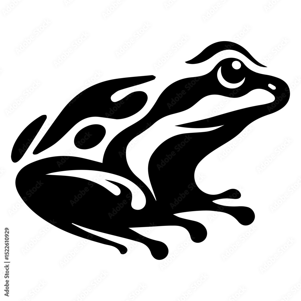 Obraz premium frog vector illustration