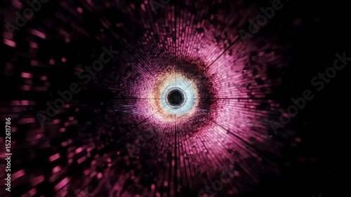 Bright, colorful fractals burst with stars and glowing energy, like a vibrant galaxy design