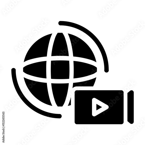 world Solid icon