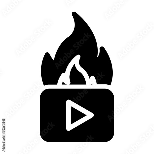trending Solid icon