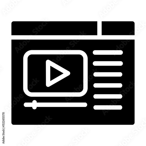 website Solid icon