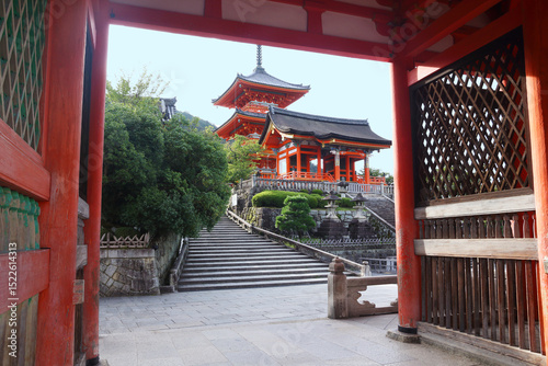 Canvas Print Main landmark of Kyoto - Kiyomizu-dera shrine