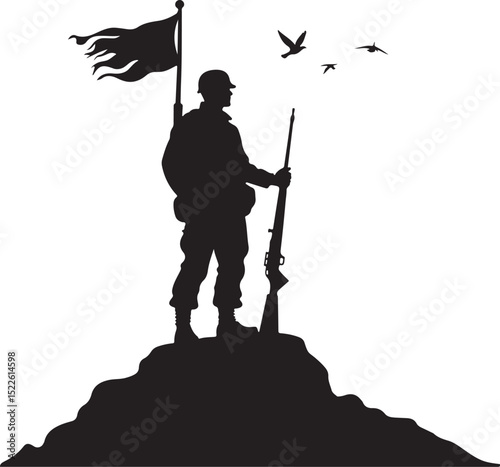 Military Heroes Vector Icon Set

