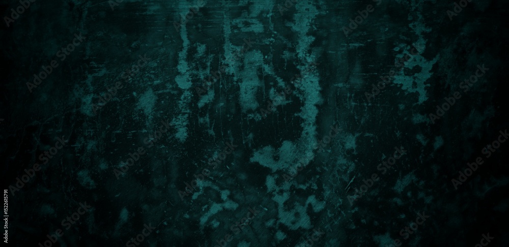 Fototapeta premium Rich dark green textured surface with grunge abstract details, evoking depth and rugged aesthetics. Perfect for backgrounds, artistic projects