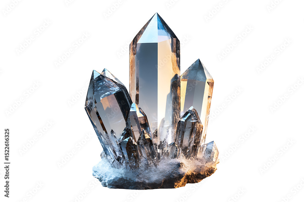 Obraz premium crystal isolated on a transparent background