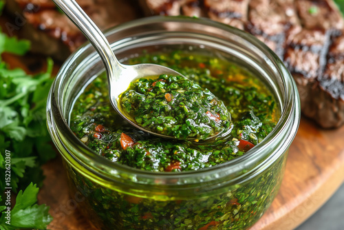Fresh Chimichurri Sauce – Traditional Argentinian Herb Condiment