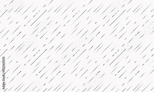 Minimalist Rain Seamless Pattern: Black and White Weather Background