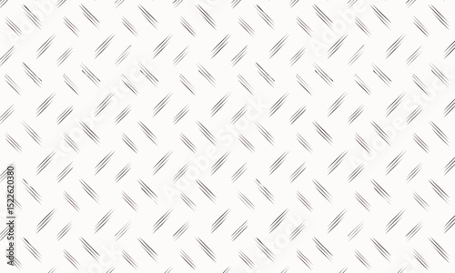 Brush Stroke Checker Plate: Minimalist Grey and White Pattern