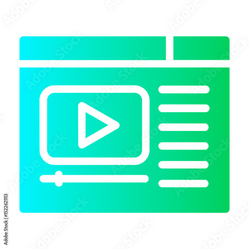 website Gradient icon
