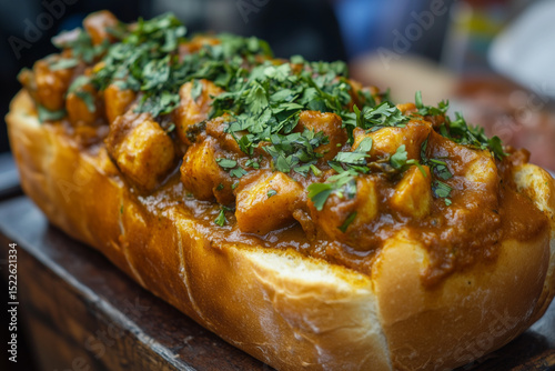 Bunny Chow – South African Street Food with Curry in a Hollowed-Out Bread Loaf