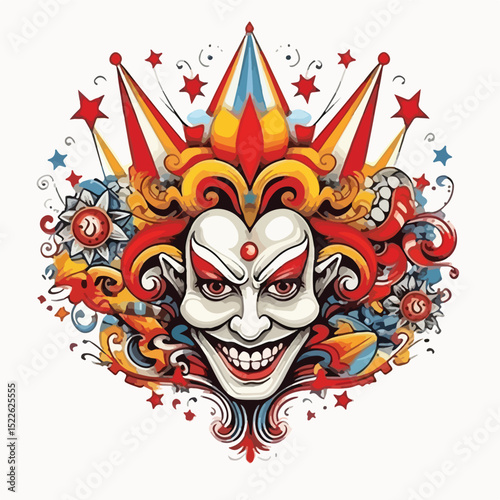 Vibrant Carnival Design Vector Illustration for Festive Celebrations and Events