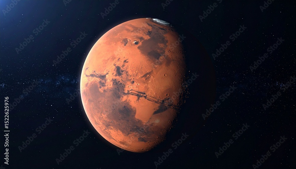 Fototapeta premium planet mars from space