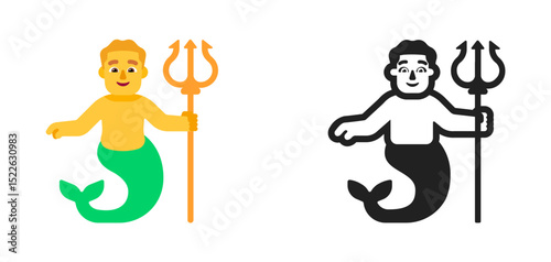 Merman Emoji
