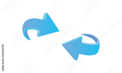 Free Download blue arrow icon - GFXLoad