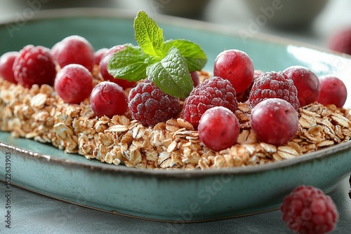 muesli with berries