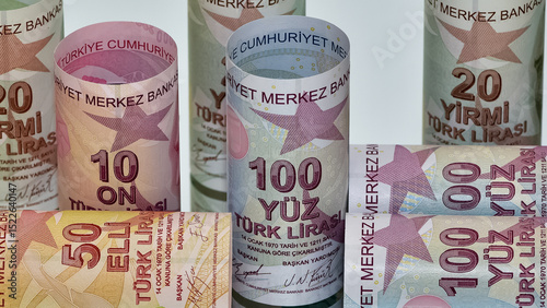 images of banknotes from various countries. turkish lira photos.