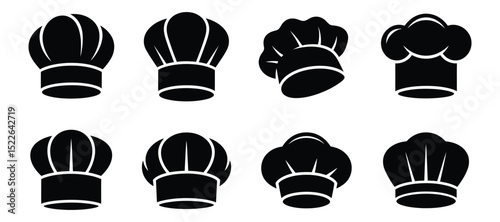 Collection of Chef Hats in Various Styles for Culinary Professionals and Enthusiasts
