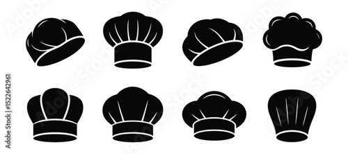 Collection of Chef Hats in Various Styles for Culinary Professionals and Enthusiasts