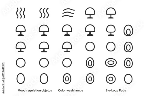 Innovative design concepts for mood regulation and lighting solutions in modern spaces