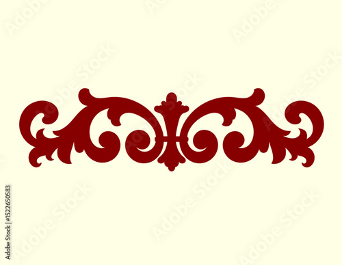 Vintage decorative ornament, frame swirls and scrolls retro design vector shape. element for design invitations paper, cards or textile. isolated on white.