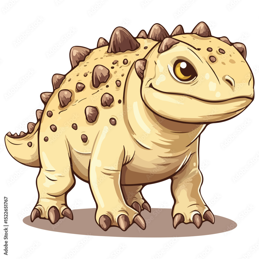 Fototapeta premium ankylosaur, ancient animal, vector, transparent background, creature, ankylosaurus, animal, dinosaur, isolated, dino, nature, wildlife, wild, prehistoric, jurassic, big, ancient