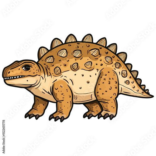 ankylosaur, ancient animal, vector, transparent background, creature, ankylosaurus, animal, dinosaur, isolated, dino, nature, wildlife, wild, prehistoric, jurassic, big, ancient