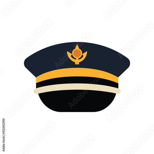 captains hat vector