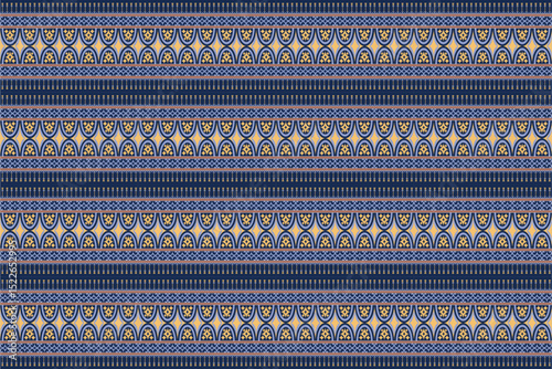 Traditional geometric style fabric. Vector illustration digital design file download for print, printable, wallpaper, background, decoration, backdrop, texture, textile and many projects.