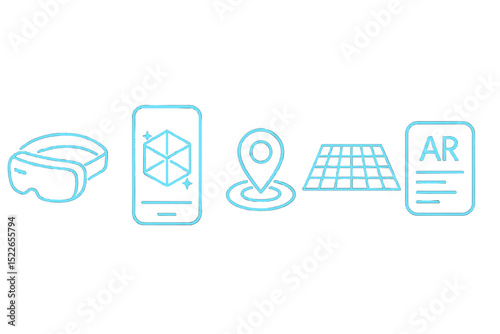 Virtual reality and augmented reality concepts showcasing immersive technology features and applications in modern experiences