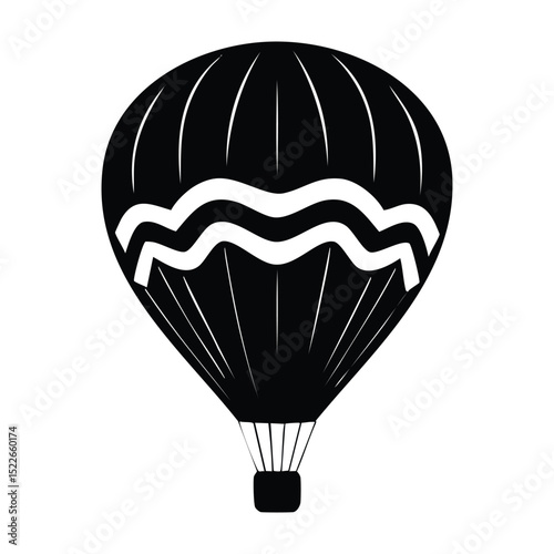 hot air balloon vector illustration