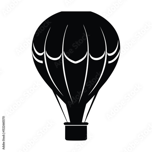 hot air balloon vector illustration