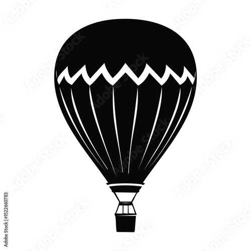 hot air balloon vector illustration