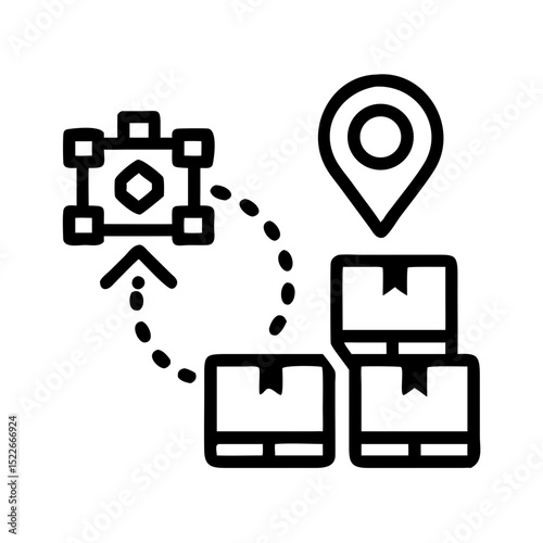 B2B icon set. Business to business, supplier, commerce, vendor, enterprise, partnership, manufacturer, purchase order, supply chain, transaction, quotation and Solid, line vector icons collection.