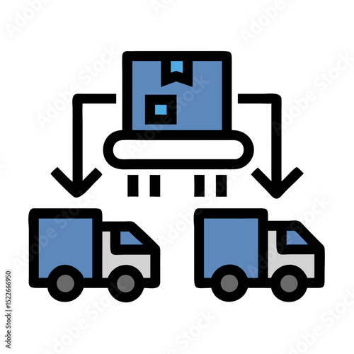 B2B icon set. Business to business, supplier, commerce, vendor, enterprise, partnership, manufacturer, purchase order, supply chain, transaction, quotation and Solid, line vector icons collection.