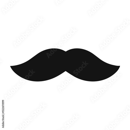 black mustache icon