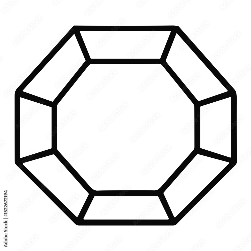 Gemstone outline Gemstone outline