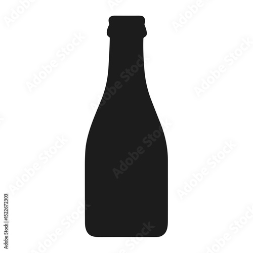 Glass Bottle Silhouette