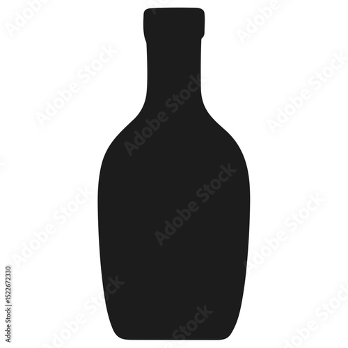 Glass Bottle Silhouette