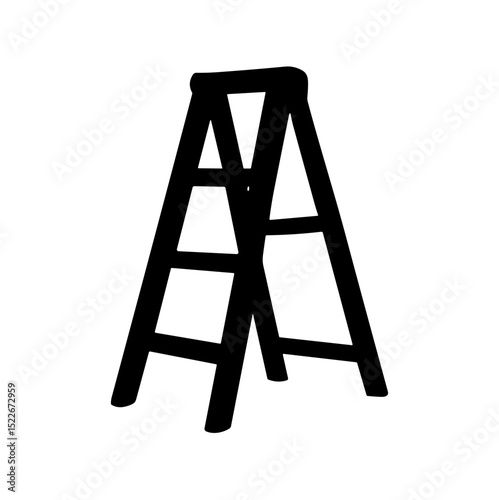 Ladder silhouette