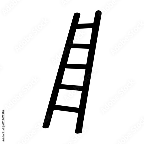 Ladder silhouette