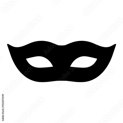 Masquarade mask silhouette