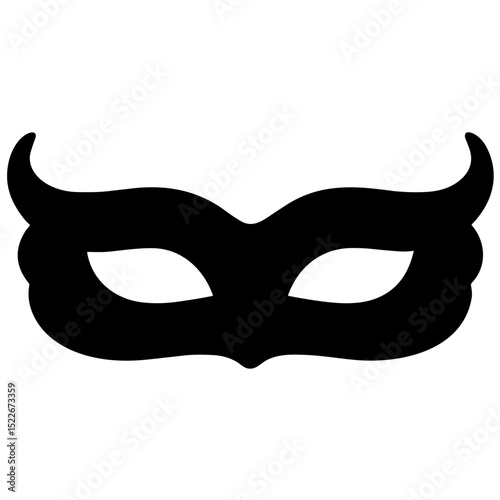 Masquarade mask silhouette