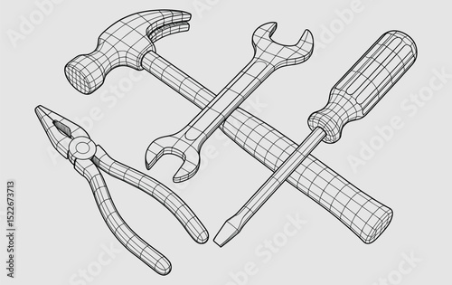 Wireframe Toolkits and Workshop Equipment