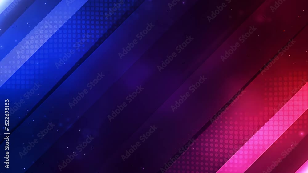 Abstract red and blue versus screen background