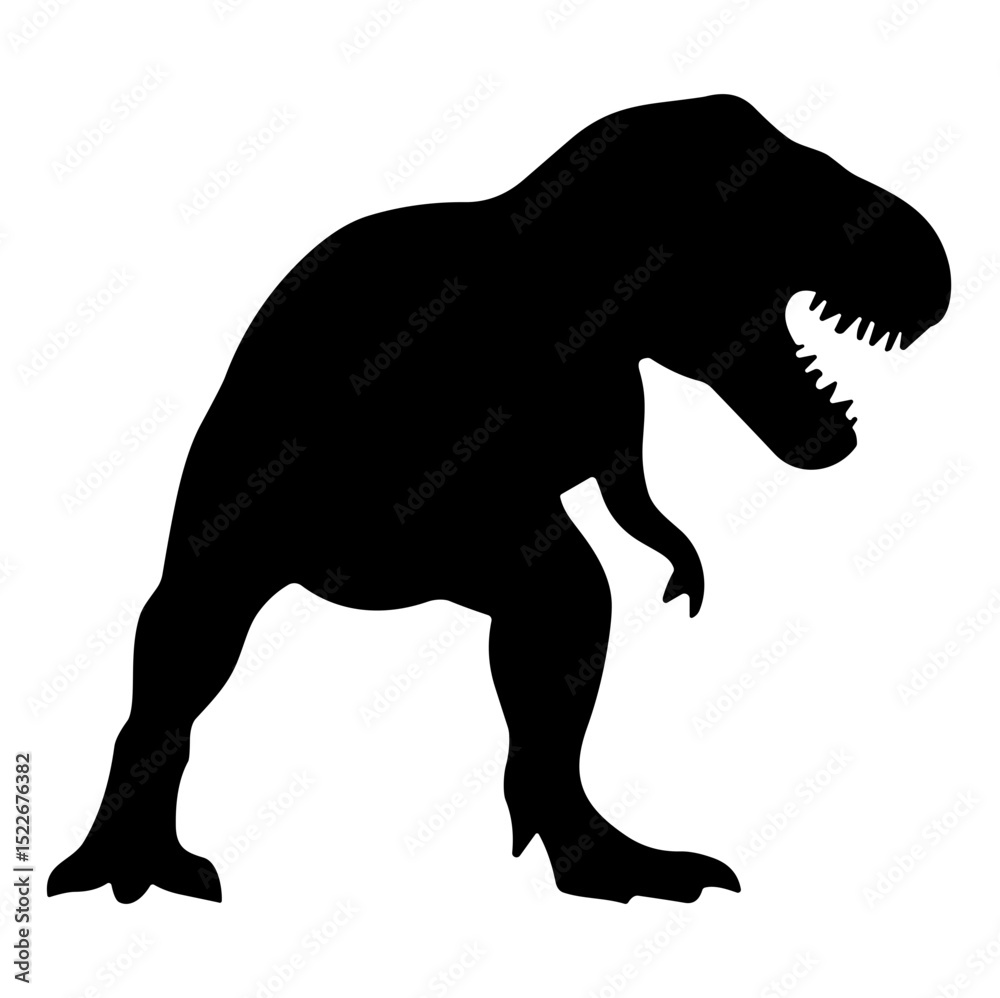 Naklejka premium Dinosaur Silhouette