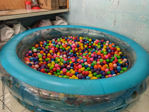 colorful plastic balls