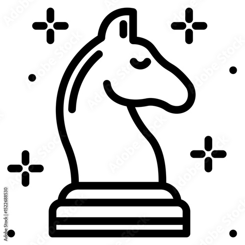 Strategy icon in vector illustration